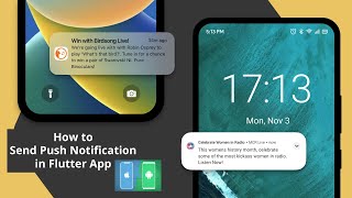 Flutter Push Notifications using Firebase Cloud Messaging FCM API  Background Foreground Terminated [upl. by Reld349]