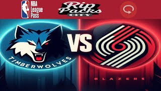 Minnesota Timberwolves at Portland Trail Blazers  PlaybyPlay ClockScore [upl. by Aenneea]