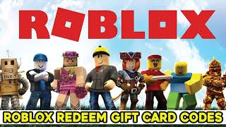 How to get redeem roblox gift card Roblox redeem gift card codes [upl. by Lewie490]