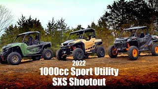 Yamaha RMAX 1000 vs CanAm Commander 1000R vs Polaris General XP 1000 Sport Utility SXS Shootout [upl. by Esor556]