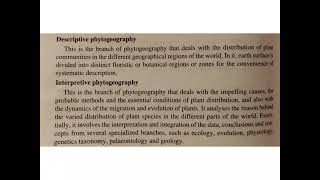 PHYTOGEOGRAPHY 5 th Semester Bsc Botany Calicut University [upl. by Singer]