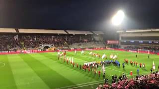 02042019 Sfeer RAFC fans vs Racing Genk [upl. by Maidel188]