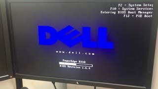 DELL PowerEdge server BIOS setup [upl. by Nylzor]