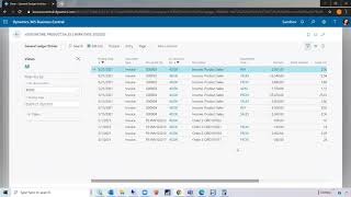 D365 Business Central Account Schedule Filters and Dimensions [upl. by Yasu]