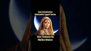 Ekin Türkmen As Malika Hatun  Cast Introduction  Sultan Selahaddin Eyyubi Series [upl. by Anasxor]