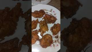 Chicken pakora recipe  fried chicken recipe subacribe trending viral shorts [upl. by Sudnac]