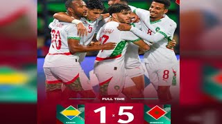 Marruecos vs Gabon 51 Highlights y All Goals 2024 HD [upl. by Lemhar]