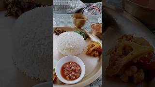 Thakali khana 😋short video [upl. by Wernher]