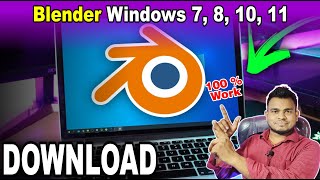 How To Download And Install Blender In Windows 7  10  11 Free  Blender Software Free Install kare [upl. by Niram]