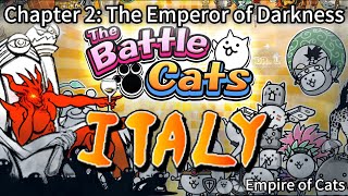 The Battle Cats  Chapter 2 Italy  Deploy Your Army to Conquer the Emperor of Darkness [upl. by Ikcaj]