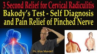 3 Second Pain Relief for Cervical Radiculitis BakodysTest SelfDiagnosis  Dr Mandell [upl. by Edmanda]