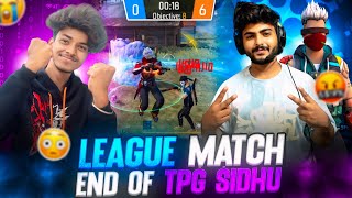 END OF TPG SIDHU  💔 IN TPL TOURNAMENT 🏆  DO OR DIE MATCH 😭  BEST LIVE REACTIONS 🔥 [upl. by Eiromem]