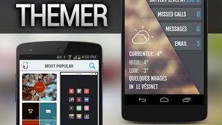 Themer pour Android présentation  par TestMobilefr [upl. by Esenwahs884]