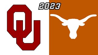 2023 Oklahoma Sooners vs Texas Longhorns Full Game Replay  Red River Shootout  1080p [upl. by Laroy]