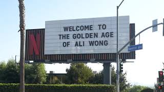 Welcome to the Golden Age of Ali Wong Billboard Sunset Blvd Los Angeles California USA Oct 10 2024 [upl. by Kayla]