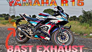 Yamaha R15 Low price Bast exhaust  SrkVlogs1 [upl. by Dowd]