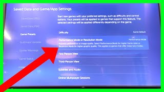 How to Get Performance Mode on PS5 NEW Playstation 5 Update in 2024 [upl. by Lledrev711]