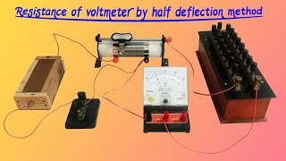 To Determine The Resistance Of Voltmeter without graph By Half Deflection Method [upl. by Derick184]