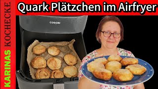 Schnelle Quark Plätzchen im Airfryer backen histaminarm amp lecker [upl. by Isnam]