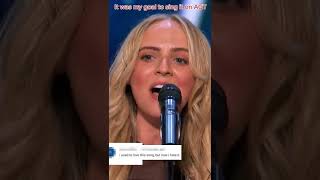 Singing My HATE COMMENT SONG on AGT  Madilyn Bailey shorts [upl. by Elleral370]