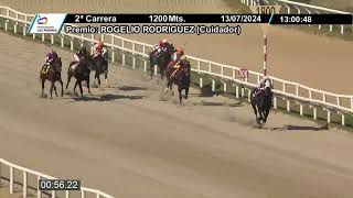 13072024 – Hipodromo Las Piedras – Carr 2 – ROGELIO RODRIGUEZ Cuidador [upl. by Naenej]