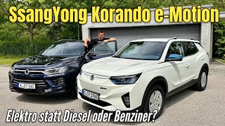 SsangYong Korando eMotion im AlltagsTest Eine Alternative zu Hyundai Ioniq 5 VW ID4 und Co [upl. by Zelazny]