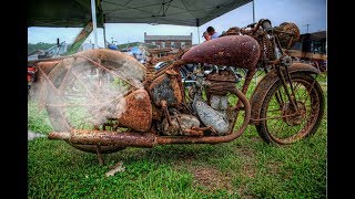 Old Motorcycle Starting Up After Many Years [upl. by Erickson]