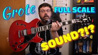 Grote SemiHollow ES335 Style Guitar Review [upl. by Ginnie]