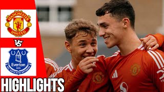 Manchester United vs Everton  All Goals amp Highlights  U18 Premier League  091124 [upl. by Irret]