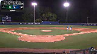 10 Faulkner vs Thomas Baseball [upl. by Aihsenrad]