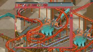 My RollerCoaster Tycoon 2 Contest Entry  Fiery Fist O Pain [upl. by Nadab]