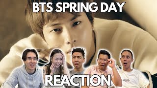 BTS 방탄소년단 봄날 Spring Day Official MV REACTION [upl. by Canfield]