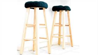 HOW TO  Make Square Bar Stool Covers [upl. by Jenness132]