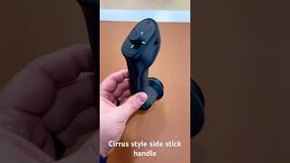 Cirrus SR22 style side stick handle for the Aviator yoke base flightsimulator msfs2020 3dprinting [upl. by Ut]