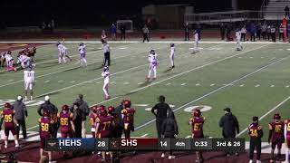 Schaumburg High vs Hoffman Estates High School Varsity Mens Football OT [upl. by Asilam]