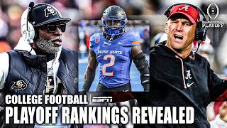 Week 14 College Football Playoff Rankings REVEALED 👀  ESPN College Football [upl. by Mady]