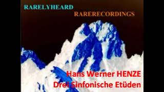 Hans Werner Henze Sinfonische Etüden [upl. by Nieberg]