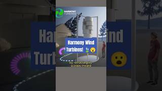 The Amazing Harmony Wind Turbines 🍃😮 shorts technology energy [upl. by Diley]