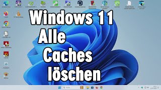 Windows 11 alle Caches löschen  Probleme vorbeugen [upl. by Annayr937]