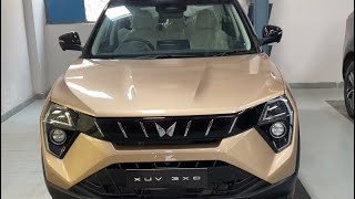 New 2024 Mahindra XUV 3XO AXL7  Dune Beige [upl. by Kreitman]