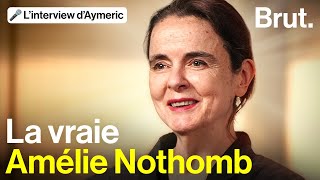 Loin de son personnage médiatique Amélie Nothomb se livre sur son quotidien et sa vision du monde [upl. by Arraeis]