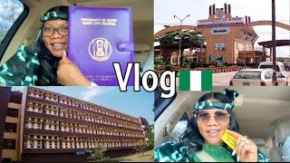 BENIN CITY VLOG I Finally GRADUATED after 12 years in UNIBEN Tour University of Benin with me [upl. by Nowahs]