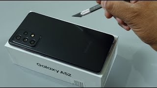 Samsung A52 Unboxing amp Camera Test  Black Colour [upl. by Ariahaj]