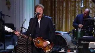 Paul McCartney and Stevie Wonder  Ebony And Ivory Live at the White House 2010 [upl. by Prior]