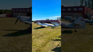 Messerschmidt Me 108 airshow Bienenfarm near Berlin Oldtimer Airplanes WWI and WWII [upl. by Pavia961]