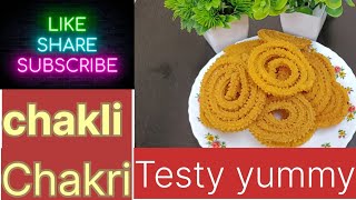 Crispy Chakli Chakri  Testy yummy snacks [upl. by Yenohtna890]