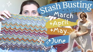 Why Ive been hiding Stash Busting March and April and May and June 🙈 [upl. by Vona]