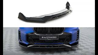 Maxton Design Bmw X5 G01 M Pack Splitter Spoiler Voorspoiler Diffuser Sideskirt [upl. by Adnaw954]