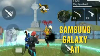 🔥SAMSUNG GALAXY A11 ⚙️ SNAPDRAGON 450 ☠️ FREE FIRE AUTO HEADSHOT 🔥🔥 [upl. by Lorianna]