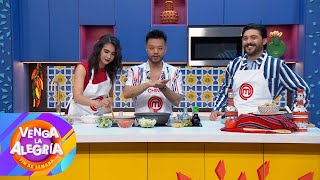 Nuestro chef Chino nos enseñó a hacer un Yakimeshi de verduras con pollo  Venga La Alegría [upl. by Rudolfo]